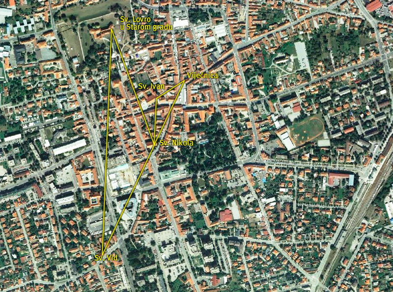 Varaždin, oba trokuta